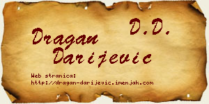 Dragan Darijević vizit kartica